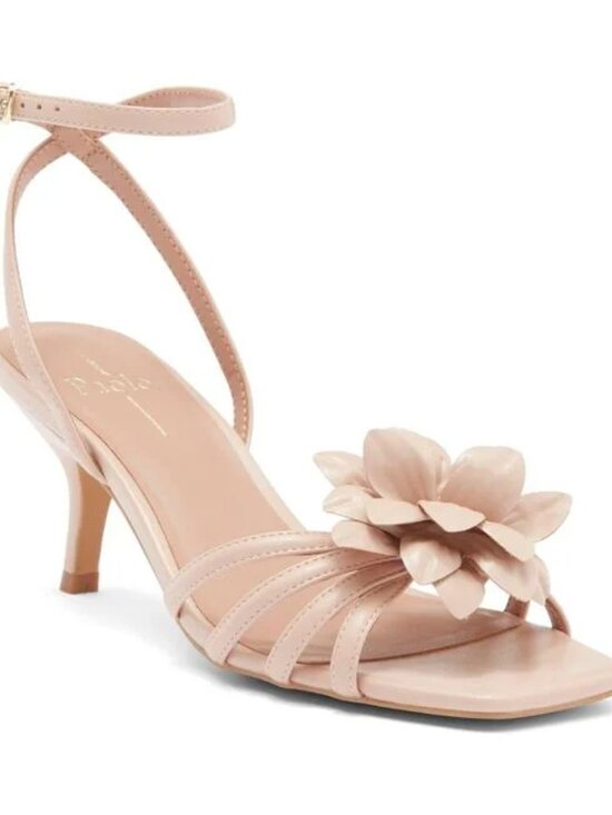 Paolo Shoes - Linea Paolo Women's Pink Candice Flower Sandal. Sz: 9.5